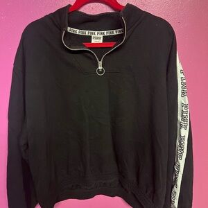 Pink 3/4 zip size large swearshirt